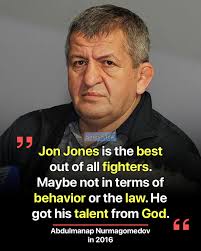 Jon Jones has been branded as the best fighter to ever compete by Dana  White -- in the aftermath of Fury x Ngannou. 😮 👀