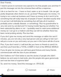 See more ideas about funny quotes, funny texts, messages. Hello I Ll Be Your Facebook Chain Mail Message For Today By Lowen Puckey The Hit Job Medium