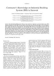 Introduction ibs is acknowledged as an. Pdf Industrialised Building System Ibs In Sarawak Construction Industry Noorsaidi Mahat Academia Edu