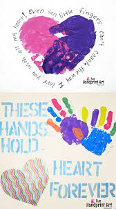 Handprint Heart With A Poem Holiday Handprint Art Handprint Art Mothers Day Crafts