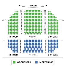 Helen Hayes Theatre Large Broadway Seating Charts