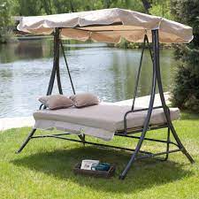 15 Amazing Hanging Swing Beds Outdoor Swing Cushions Porch Swing Cushions Patio Swing