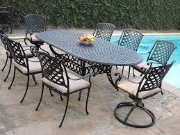 Amazon Com Cast Aluminum Outdoor Patio Furniture 9 Piece Expandable Dining Set Ds Aluminum Patio Furniture Metal Patio Furniture Cast Aluminum Patio Furniture