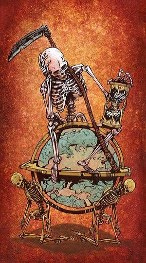Memento Mori by David Lozeau 15.90 x 28.75 x 1.5 Canvas Print