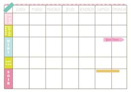 Meal Planner Printable A Telecharger Sur Mon Blog Unboutdelife Planning De Repas Menu A Imprimer Planning Menu Semaine