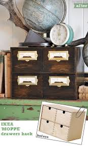 Top 10 Ikea Hacks Card Files Diy Vintage Ikea Drawers