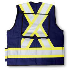 There are numerous applications for navy blue mesh safety vest. Big K Clothing Navy Blue Poly Cotton Surveyor Safety Vest International Safety