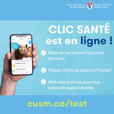 Spend less time in the hospital. Clic Sante Is Live Appointments Are Now Mandatory In The Adult Test Centres Of The Muhc To Book Your Blood Test Or Specimen Collection Appointment Visit Muhc Ca Test Kindly Note That Patients Who