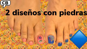 Aquí os traigo la segunda parte del vídeo de la pedicura, un diseño de uñas. 2 Ideas Para Decorar Unas De Pies Con Piedras Youtube