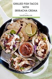 Use any white fish you like, then top with a store cupboard salsa and spicy mayo. Mahi Mahi Fish Tacos With Cabbage Slaw And A Homemade Creamy Sriracha Drizzle Simple And Fresh The Fish Tacos With Cabbage Cabbage Slaw Mahi Mahi Fish Tacos
