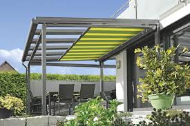 Denn nur durch glas von der grünen natur getrennt, ist es in einem­ glasdach möglich. Markisen Und Beschattungstechnik Fur Terrassendacher