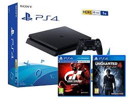 Ps4 Slim 1tb Playstation 4 Black Uncharted 4 A Thief S End Gran Turismo Sport Gt Sport 359 2 Video Games Playstation Ps4 Slim