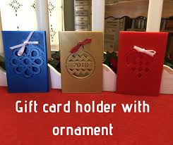 Get your custom gift cards printed on glossy cardstock and 2 available sizes. Give Something Extra With Your Gift Cards From My Etsy Shop Ornament Gift Card Holder Christmas Giftcard
