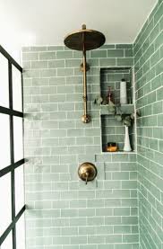 Choose a fun shaped tile, like the hexagons in this bathroom by simplified bee, for a modern spin that won't overwhelm the small space.add other touches of black through accessories like curtains and toothbrush holders to give the bathroom balance. 6 Room Color Ideas Vsco Small Bathroom Tiles Small Bathroom Design Small Bathroom