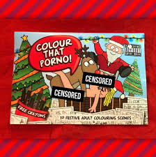 colouring in joke secret santa novelty gift adult rude porno XMAS CHRISTMAS  | eBay UK