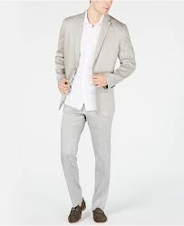 Mens Herringbone Stretch Linen Blazer Created For Macys