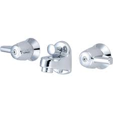central brass 4 in. 2 handle low arc