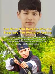 Lee Chae Min Reveals Why He Step Into The World of Acting 😱😍 He began  pursuing acting as a way to avoid having regrets from his student years.  Specifically, during the winter