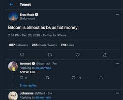 But days later, it dips back to where it was after the hype dies down. Is Elon Musk S Twitter Account Hacked Again Calls Bitcoin As Bs As Fiat Promotes Doge Coin Schlagzeilen Neuigkeiten Coinmarketcap