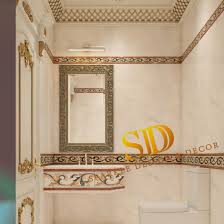 4.2 out of 5 stars. China Arabic Villa Bathroom Wall Decoration Simple Waterjet Marble Border Designs China Water Jet Marble Border Design Medallion Border Tile
