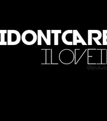 I don't care, i love it. I Dont Care I Love It Images On Favim Com