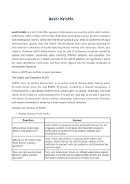 Asstr Kristin