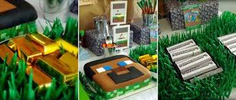 Minecraft Themed Birthday Party Decor Ideas Planning Met Afbeeldingen