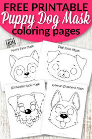 Simply do online coloring for cute dog mask coloring page directly from your gadget, support for ipad, android tab or using our web feature. 53 Dog Mask Templates Ideas In 2021 Dog Mask Dog Crafts Black And White Dog