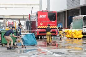 The fire and explosion occurred at the platinum@pioneer industrial building at 32e tuas avenue 11 on wednesday. 5dvcdqec3kvmgm