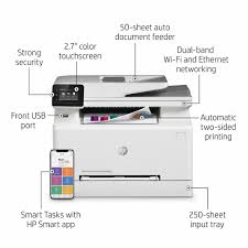 قم بتثبيت طابعة hp laserjet pro 400 m401dn. Hp Laserjet Pro M283fdw Wireless Color All In One Laser Printer White 7kw75a Bgj M283fdw Best Buy