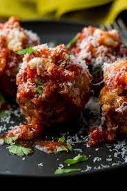 Meatball Parmesan Recipe Recipe Recipes Parmesan Meatballs Nyt Cooking