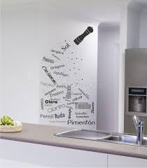 Los vinilos para cocina son una original idea para decorar tu cocina. Vinilo Cocina Especias
