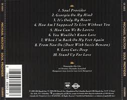 Caratula Trasera De Michael Bolton Soul Provider En 2020 Michael Bolton Michael Portadas