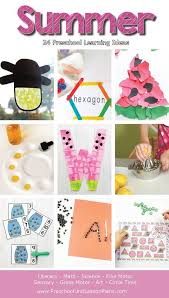 Preschool Summer Lesson Plans For Teachers And Homeschool 24 Learning Ideas That Include Literacy Math S Summer Lesson Plans Summer Preschool Summer Lesson