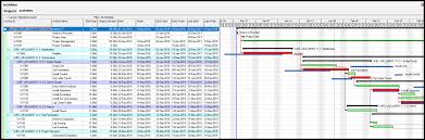 Primavera P6 Gantt Chart Late Bar And How To Display It