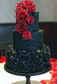 Black And White Wedding Cakes With Red Roses 39 Black And White Wedding Cakes Ideas Wedding Forward Black And White Wedding Cake Wedding Cake Red Gothic Wedding Cake