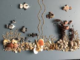 Pebbleart Aquarium By Gulen Sanat Cerceve Boncuk