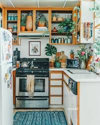sasatoufali small cozy kitchen blue