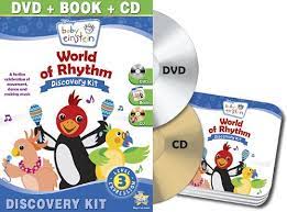 Amazon Com Baby Einstein World Of Rhythm Discovery Kit Dvd Cd Board Book N A N A Movies Tv