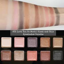 Love You So Mochi Eyeshadow Palette Sleek And Chic Nyx Love You So Mochi Eyeshadow Palettes Review Swatches Eyeshadow Eyeshadow Palette Makeup Swatches
