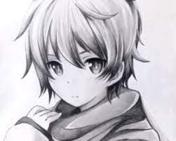 Straight hair usually is not very voluminous so you don t have to add a lot of distance. How To Draw Curly Anime Hair For Males Archives How To Draw Step By Step