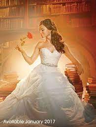 Alfred Angelo Recently Revealed Their Disney Princess Bridal Designs For 2017 Du Disney Princess Wedding Belle Wedding Dresses Disney Princess Wedding Dresses