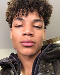 Pin By Andrea On Crush Boys With Curly Hair Curly Hair Styles Light Skin Boys