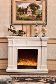 Gas fireplaces use real fire, which can burn out of control. Solid Wood White Color Classical Used Electric Fireplace For Sale China Electric Heater Fireplace Made In China Com