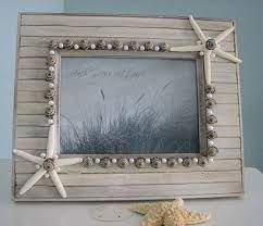 Beach Frame Seashell Frame Seashell Crafts Beach Theme Decor