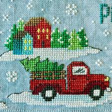 A collection of charted motifs from 19th century germany for needlepoint & cross stitch. 2019 Holiday Sal Christmas Village Cross Stitch Pattern Tiny Modernist Cross Stitch