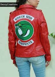 Cheryl Blossom Southside Serpents Red Leather Jacket Riverdale Leather Jacket Jackets Red Leather Jacket
