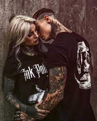 Pin By Swadley Studio On Tattoos Tattooed Couples Photography Couple Tattoos Tattoo Photography