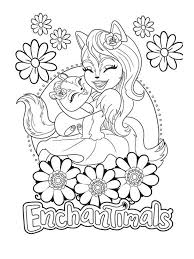 Tauchen sie mit den jungen erben böser evie ist die tochter der bösen königin. Ausmalbilder Enchantimals Malvorlagen Kostenlos Zum Ausdrucken