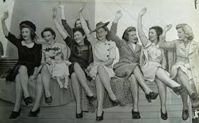 War Brides Here A Group Of Australian Women Are Sailing To The U S To Join Their U S G I S American War Historical Eras Women In History